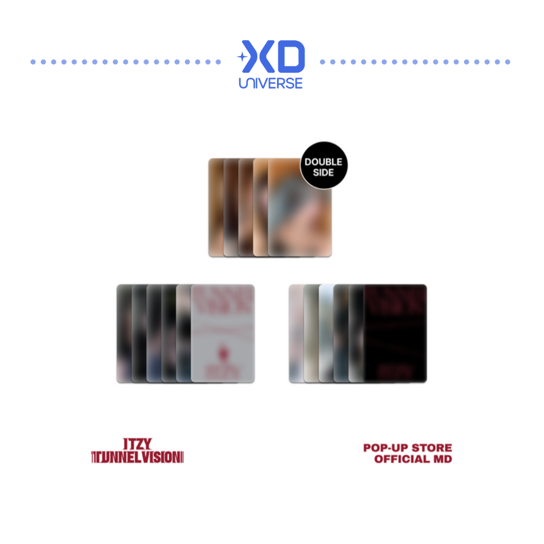 ITZY TUNNEL VISION Pop-Up Store Official MD Trading Card