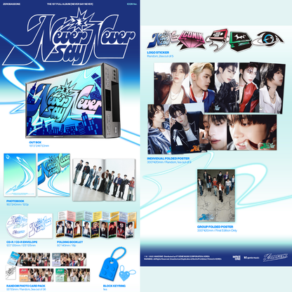 ZEROBASEONE ZB1 - THE 1ST FULL ALBUM - [NEVER SAY NEVER] PHOTOBOOK Ver