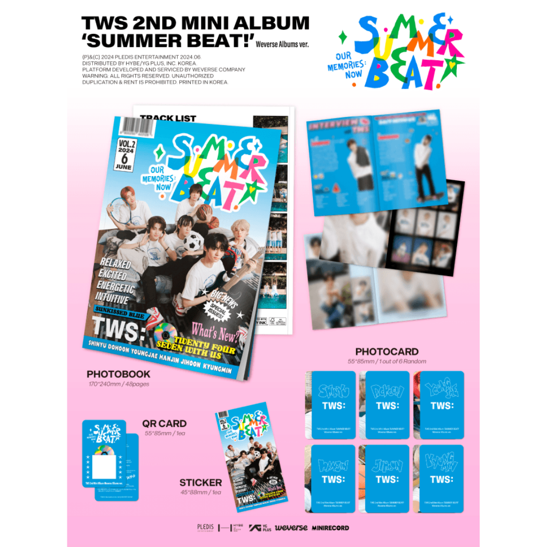 TWS 2nd Mini Album [SUMMER BEAT!] (Weverse Albums ver.)
