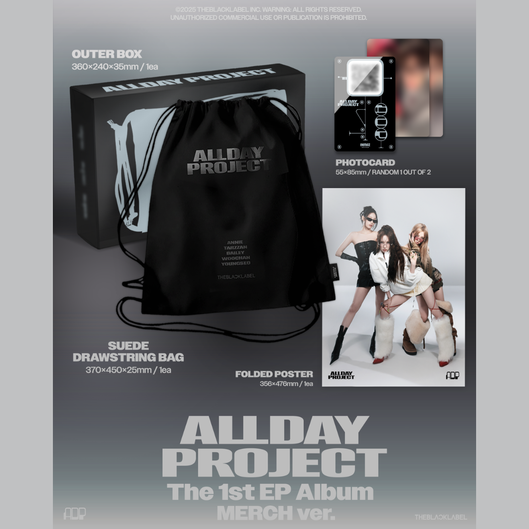 [TBL POB] ALLDAY PROJECT The 1st EP Album 'ALLDAY PROJECT' - Merch ver DRAWSTRING BAG