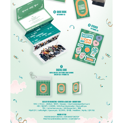 2025 SVT 9TH FAN MEETING <SEVENTEEN IN CARATLAND> MEMORY BOOK+ WITH POB