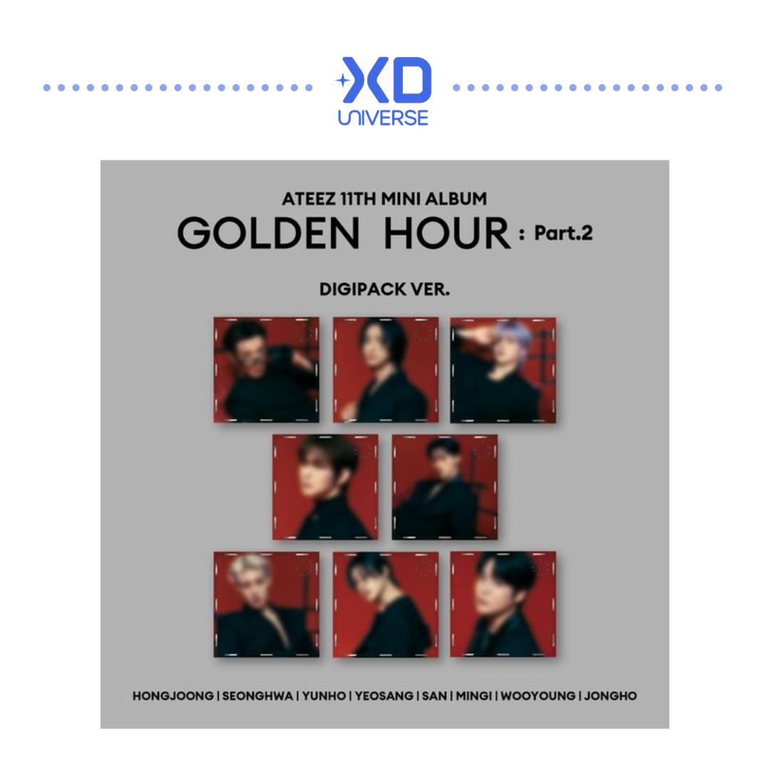 ATEEZ 11th Mini Album [GOLDEN HOUR : Part.2] (Digipack Ver.)
