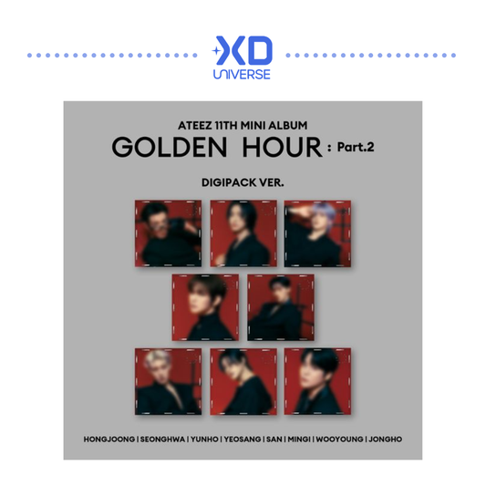 ATEEZ 11th Mini Album [GOLDEN HOUR : Part.2] (Digipack Ver.)