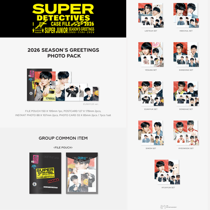 2026 Super Junior SEASON'S GREETINGS MD PHOTO PACK