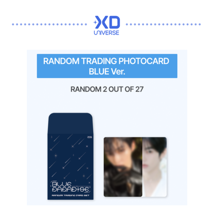 ZEROBASEONE ZB1 [BLUE PARADISE] RANDOM TRADING CARD SET