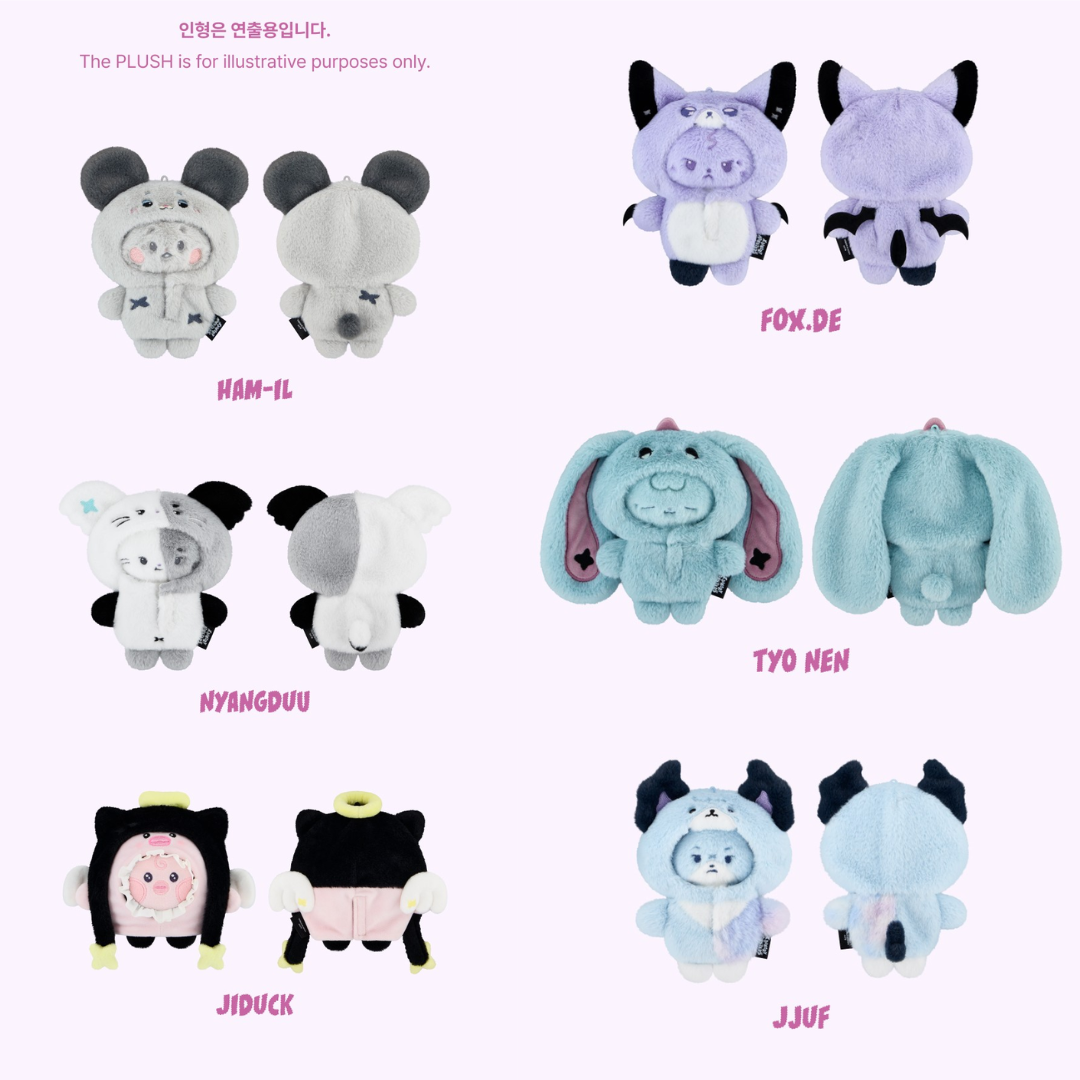 Xdinary Heroes - [2026 2nd FANMEETING [XCLUSIVE PARTY]] Xdinary Monsters 10CM PLUSH COSTUM