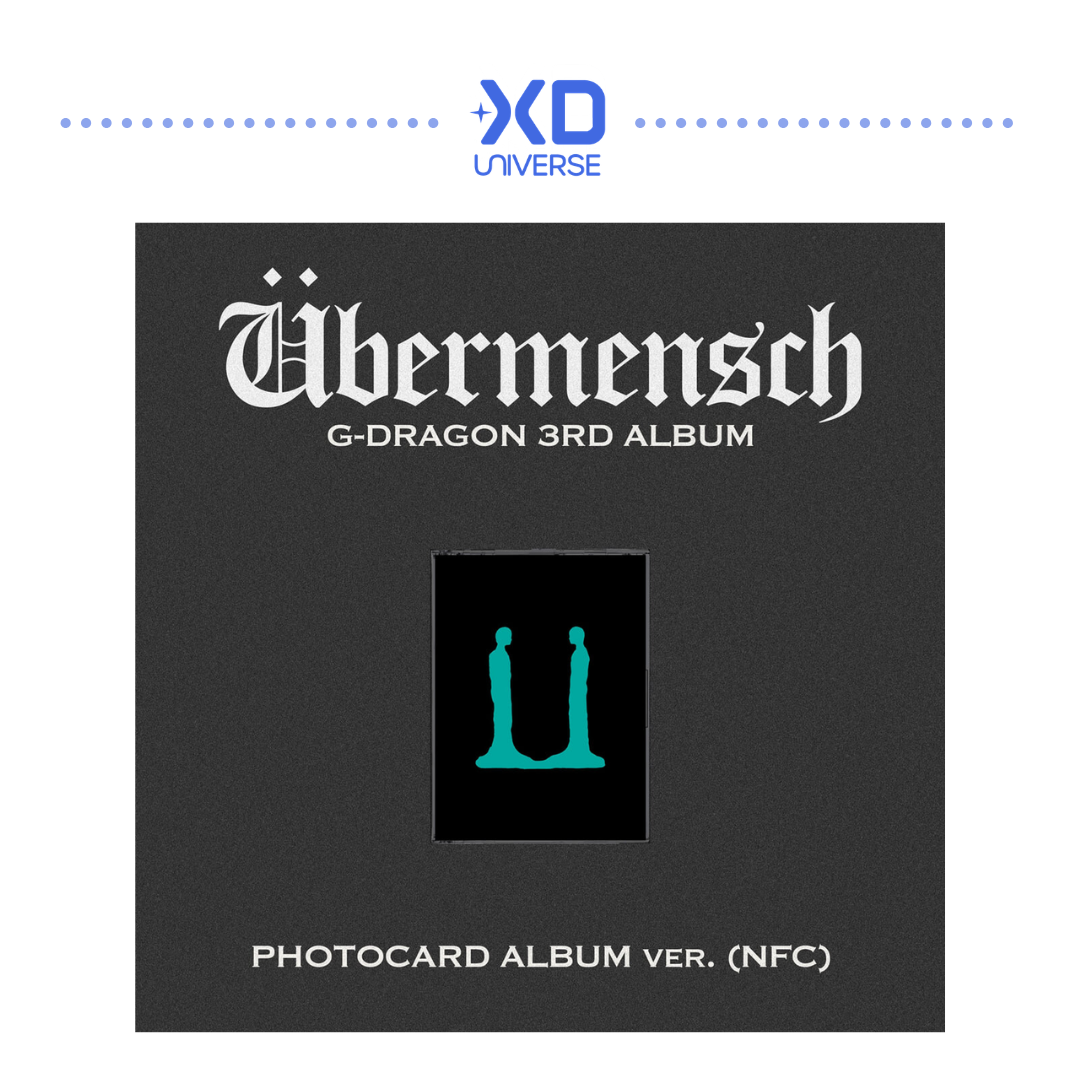 GD G-DRAGON 3rd Album [UBERMENSCH] Photocard Album Ver (NFC)