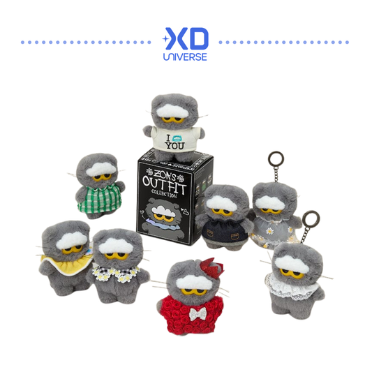 GD G-DRAGON ZO&FRIENDS LUCKY SHOP POP-UP - ZOA RANDOM PLUSH KEYRING