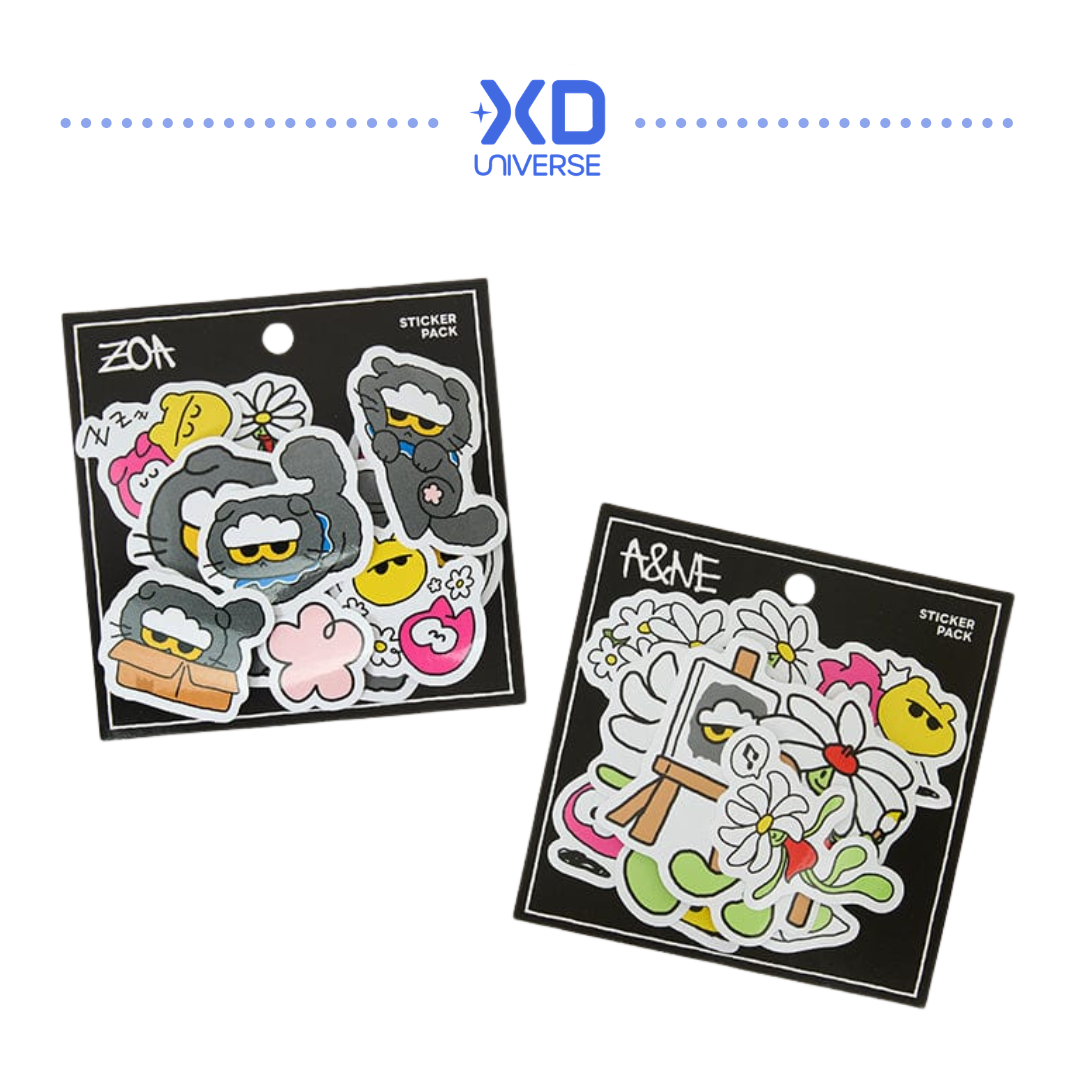 GD G-DRAGON ZO&FRIENDS LUCKY SHOP POP-UP - STICKER PACK