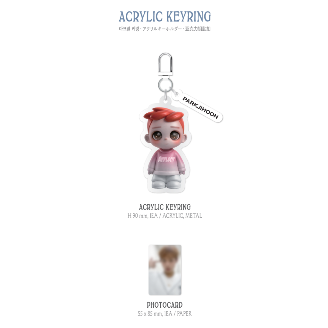 PARK JI HOON FAN-CONCERT [RE:FLECT] OFFICIAL MD - ACRYLIC KEYRING