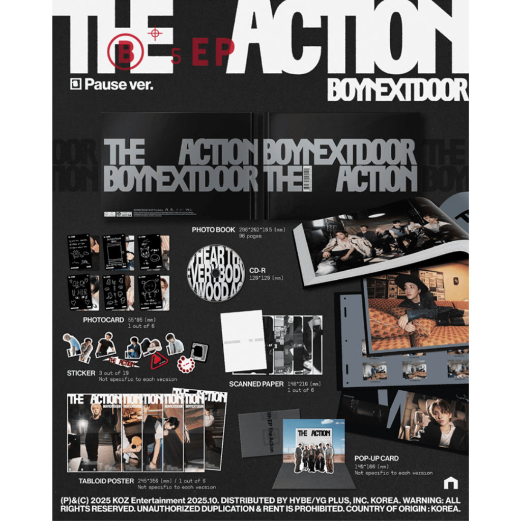 BOYNEXTDOOR 5th EP [The Action] (PHOTOBOOK Ver.)