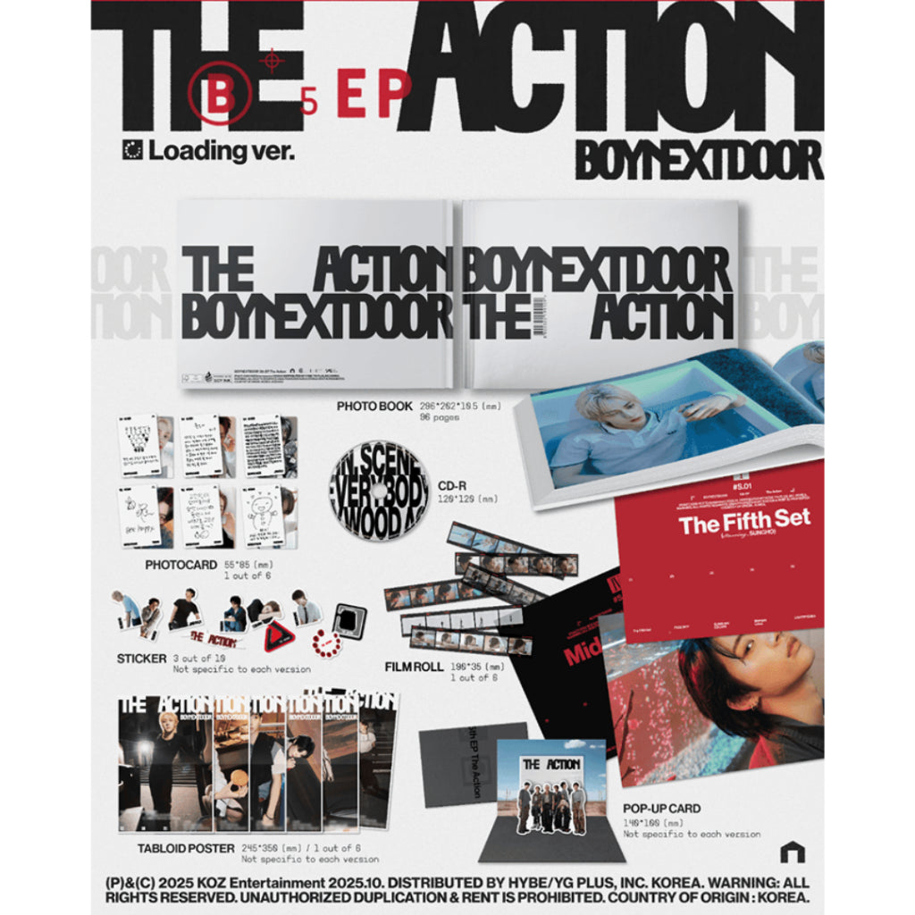 BOYNEXTDOOR 5th EP [The Action] (PHOTOBOOK Ver.)