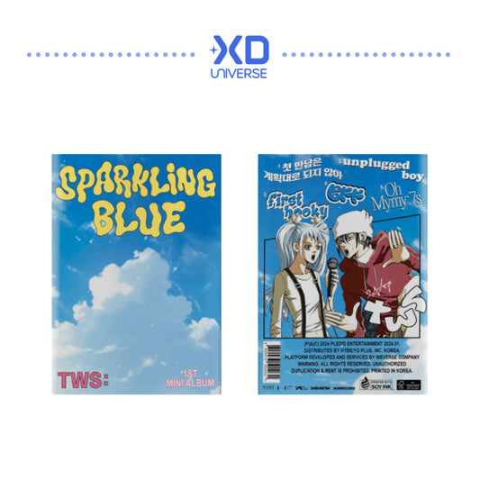 TWS 1st Mini Album [Sparkling Blue] (Weverse Albums ver.)