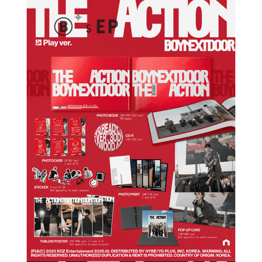 BOYNEXTDOOR 5th EP [The Action] (PHOTOBOOK Ver.)