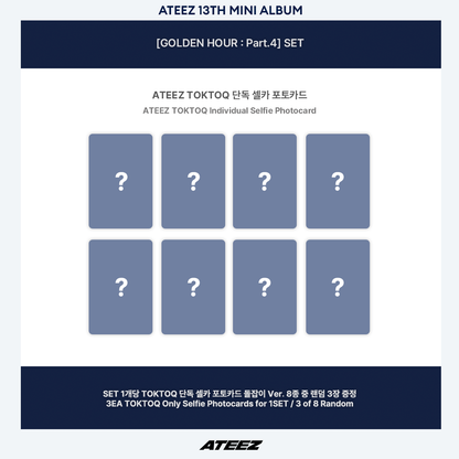 [PREORDER] ATEEZ 13TH MINI ALBUM [GOLDEN HOUR: Part.4] - Standard Edition