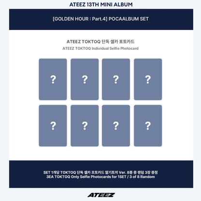 [PREORDER] ATEEZ 13TH MINI ALBUM [GOLDEN HOUR: Part.4] - POCAALBUM