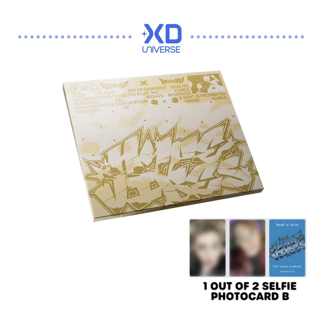 [POB] S.COUPS X MINGYU (SEVENTEEN) - 1st Mini Album 'HYPE VIBES' (COMPACT Ver.) (Random Ver.)