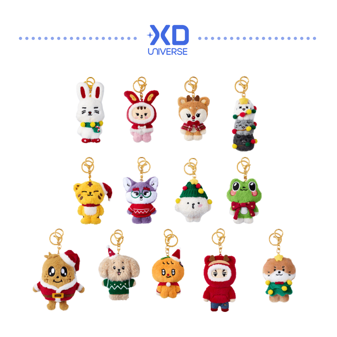 SEVENTEEN Holiday with Miniteen Plush Keyring